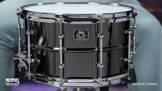 Video thumbnail for Ludwig 14x8 Universal Black Brass Snare Drum (LU0814C) by Memphis Drum Shop
