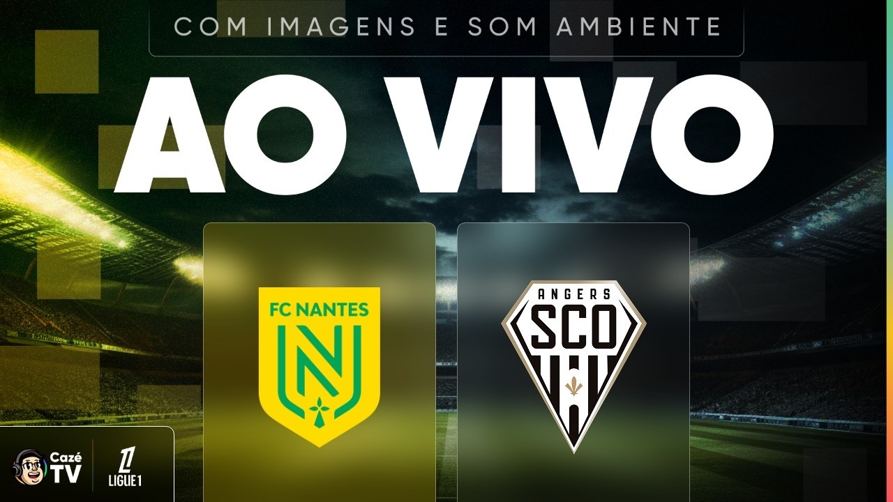 JOGO COMPLETO (SOM AMBIENTE): NANTES X ANGERS | LIGUE 1 2025/2026 | 25ª RODADA