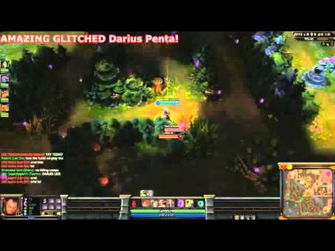 first glitched penta kill darius