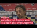 Vriends zag een sterk Sparta tegen Heracles: 'We domineren de wedstrijd'