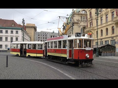 Historical tram line no. 41 in Prague
