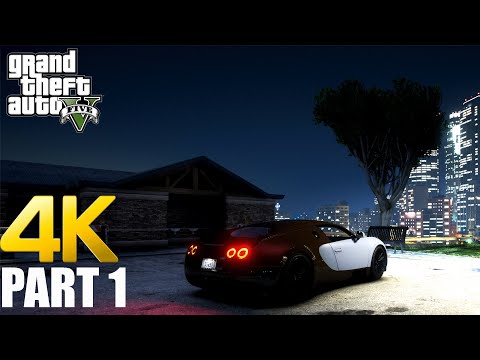 Grand Theft Auto 5 4K Ultra Graphics Gameplay Part 1 - GTA 5 PC 4K 60FPS