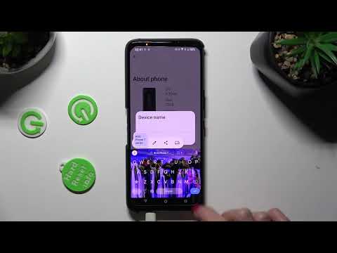 How to Change the Device Name on ASUS ROG Phone 7 - Setting a Custom Phone Alias