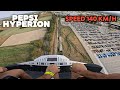 PEPSI HYPERION Mega Roller Coaster Amusement Park Energylandia Zator Poland POV 4k Video Front Seat