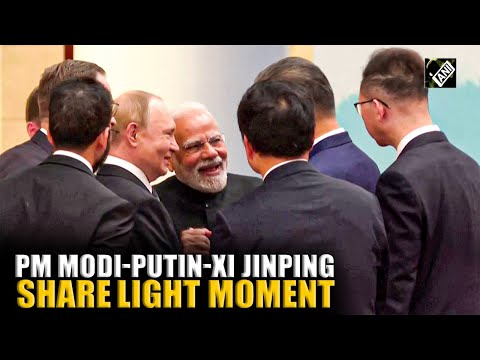 SCO Summit: PM Modi, Vladimir Putin, Xi Jinping share light moments