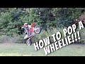 How To Wheelie A Dirt Bike THE SECRET