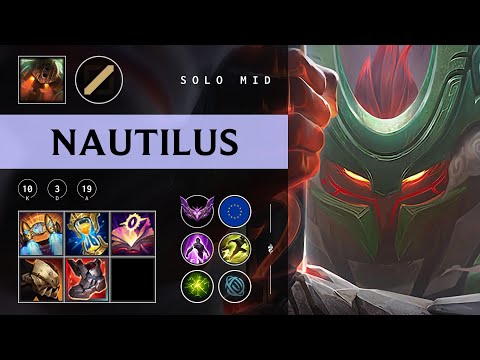 Nautilus Mid vs Zed - EUW Master Patch 25.22