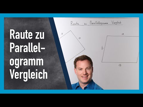 Raute zu Parallelogramm Unterschiede