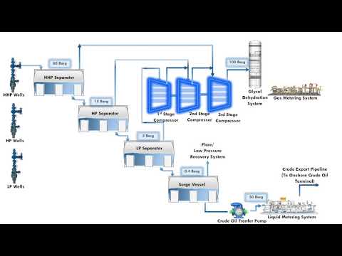 Offshore Oil and Gas Production Facilities - Process Flow