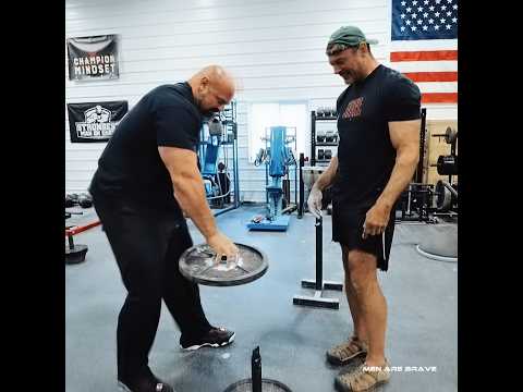 Brian Shaw vs Devon Larratt Grip Challenge 💀😱 #armwrestling #devonlarrat #gripstrength #shortsviral