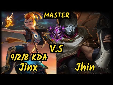 DW Raydere (JINX) vs JHIN - 9/2/8 KDA BOTTOM ADC GAMEPLAY - OC Ranked MASTER