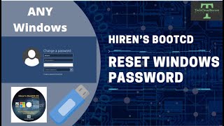 Windows Password Reset Using Hiren’s BootCD