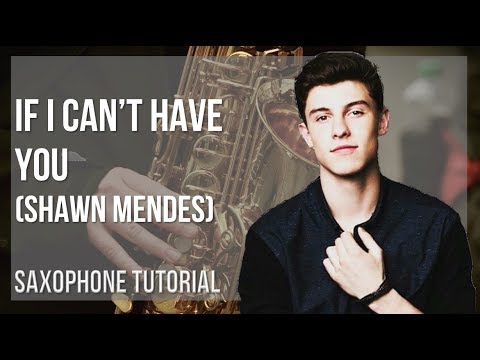 How to play If I Can't Have You by Shawn Mendes on Alto Sax (Tutorial)