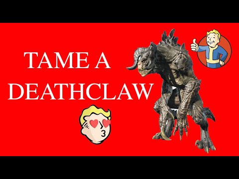 HOW TO Tame A Deathclaw Walkthrough Fallout 76 Guide Taming Pets C.A.M.P. Snallygaster Mirelurk King