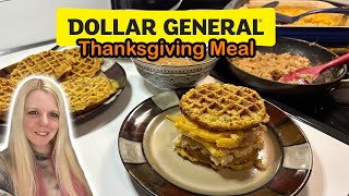 A Dollar General Thanksgiving Meal Idea