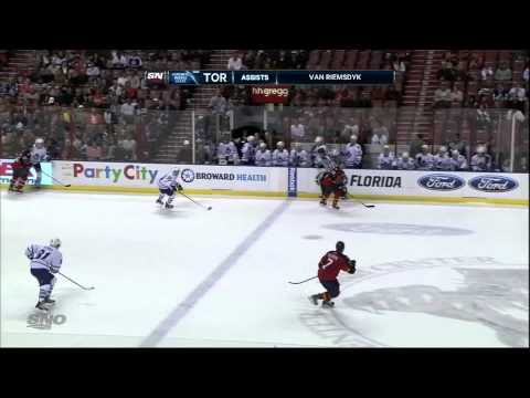 Phil Kessel laser goal Feb 18 2013 Toronto Maple Leafs vs Florida Panthers NHL Hockey