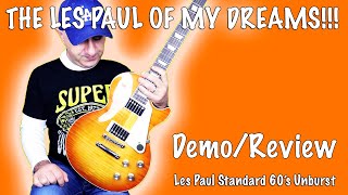 Video thumbnail for MY DREAM GUITAR!!! GIBSON LES PAUL STANDARD 60'S UNBURST | DEMO / REVIEW by Juca Nery