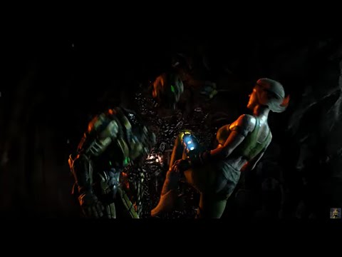 Mortal Kombat X(XL) Sonya Blade (classic MK 1 costume) vs Triborg (Cyrax)