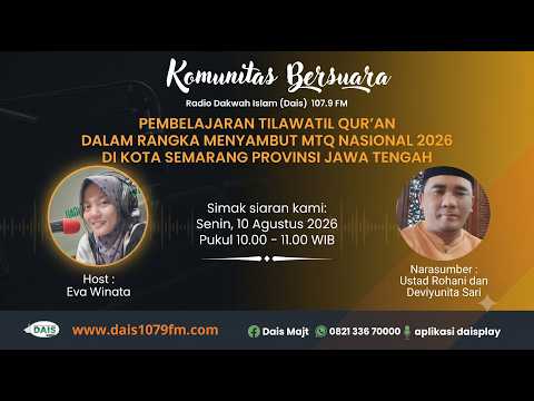 Pembelajaran Tilawatil Qur'an dalam Rangka Sambut MTQ Nasional 2026 di Semarang, Jawa Tengah