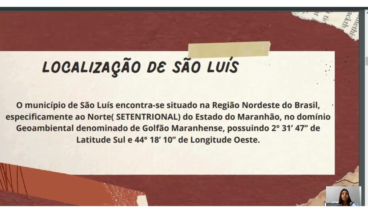 GEOGRAFIA E HISTÓRIA DE SÃO LUÍS   CONCURSO SEMED SÃO LUÍS