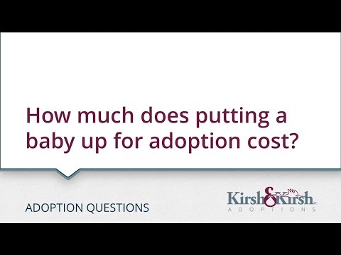 Adoption Questions: How much does putting a baby up for adoption cost?