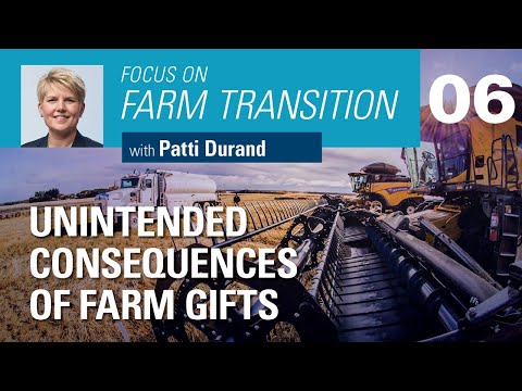, title : 'Unintended consequences of farm gifts / Focus on farm transition / FCC Knowledge'