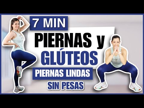 RUTINA PARA AUMENTAR PIERNAS Y CADERAS RAPIDAMENTE EN CASA SIN PESAS EN 7 MINUTOS | NatyGlossGym