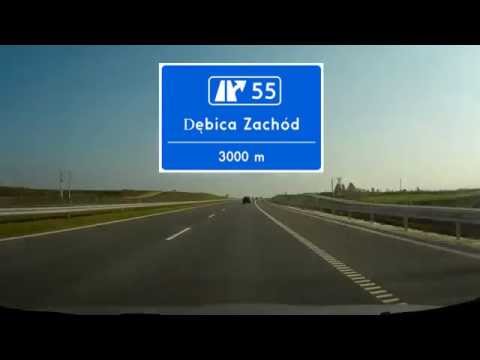 Autostrada / Highway A4 Tarnów - Dębica