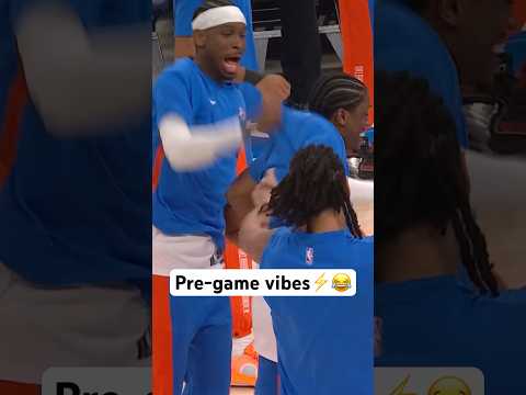 Great Mic’d Up Moments In OKC prior to game 1 vs the Mavericks! #Shorts