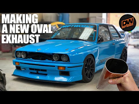 Making a new oval exhaust for my DTM inspired BMW E30 M3 track car
