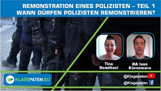 🔴 Remonstration eines Polizisten – Teil 1 – RA Ivan Künnemann im Gespräch - KPTV #44