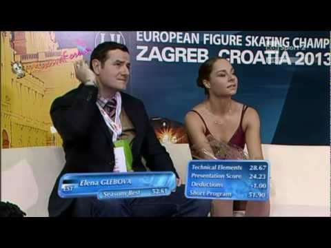 ISU ZAGREB 2013 -26/37-  LADIES SP - Elena GLEBOVA - 25.01.2013