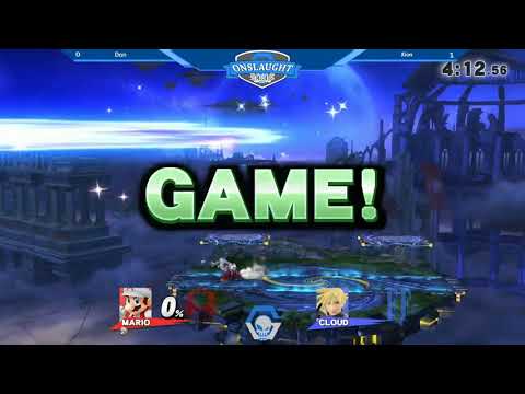 Onslaught 107 - Winner's R2: Xion (Cloud) vs Don (Mario)