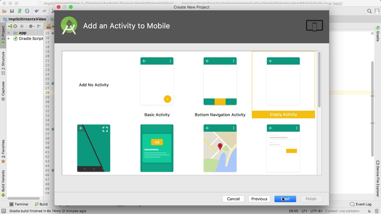 14. Implicit Intents (AS 3.1.3)