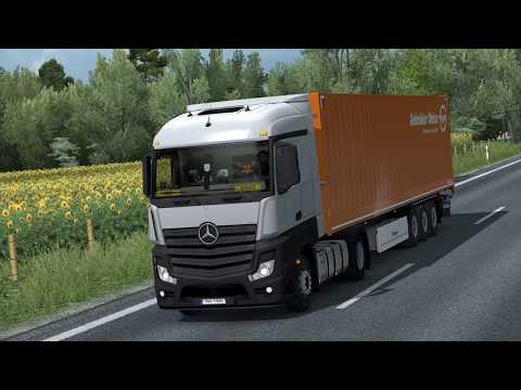 ETS2 Mercedes Actros MP4 1845 Ostroleka - Chernyakhovsk