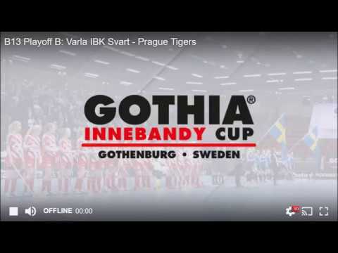 Utkání - Varla IBK Svart vs. Prague Tigers - Gothia Innebandy Cup 2018