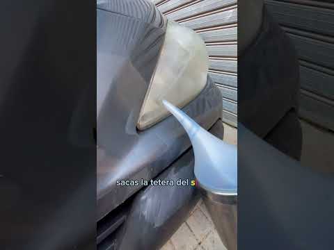 Pulir o arreglar faros en camper o coches es magia con el polimero liquido #faro #reparar #diy