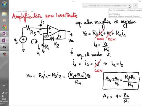 Elettronica 2014 - Lezione 28 - Circuiti con amplificatori operazionali