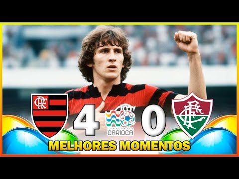 FLAMENGO 4 x 0 FLUMINENSE ● HIGHLIGHTS ● 1978 CARIOCA CHAMPIONSHIP ● 2ND ROUND ● 4TH ROUND