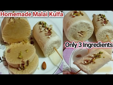 Best Kulfi Recipe 2025|Bread Milk Ice Cream Recipe|Cut Malai Kulfa Easy at Home @Cookwithparul