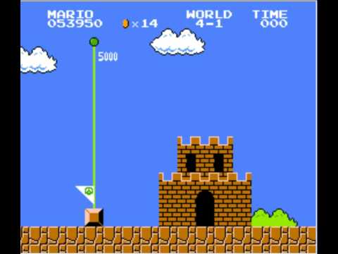 Super Mario Bros 1 llegar al mundo 8 con warp zones