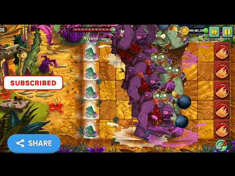 Plants Vs Zombie 2 TEAM Jurassic Gargantuar VS TEAM Strongman Gargantuar
