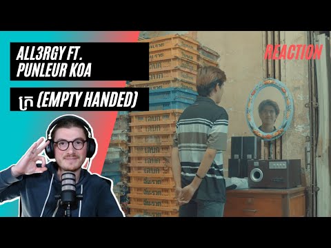 Farang (German) react to All3rgy - ក្រ (Empty Handed) ft. Punleur Koa in English