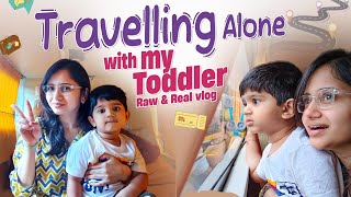 Travelling alone with Aditya | Toddler travel essentials | Let's go vizag #voiceofvasapitta