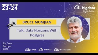 Bruce Momjian: Data Horizons With Postgres