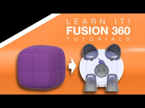 Autodesk Fusion 360 - (2/4) Form/T-Spline Modeling Fundamentals for Beginners - Lesson 13