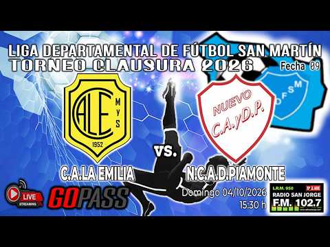 C.A.La Emilia vs N.C.A.D.Piamonte | LDFSM F09 Clausura 2026 - GoPass.tv