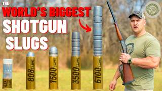 The World’s BIGGEST Shotgun Slugs (How BIG Is Too BIG ???)