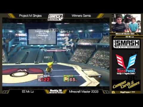 CFL Smackdown 50 Project: M - Winners Semis - EE Mr. Lz vs Minecraft Master 2003