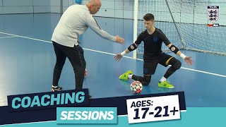 Part 1 - Tony Elliott: Futsal Goalkeeper Techniques | FA Learning Coaching Sessi
